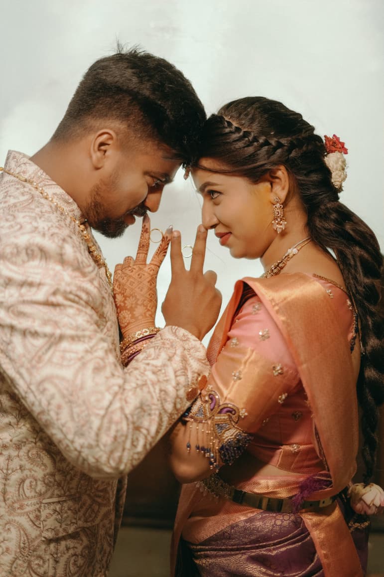 Janvi & Prashanth ENGAGEMENT — photo 5 by Frameic Visuals